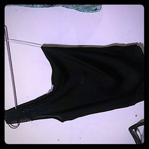 Charlotte russe off the shoulder dress shirt